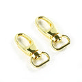 Emmaline 1/2" Designer Profile Swivel Snap Hooks - Set of Two Gold Primary Image