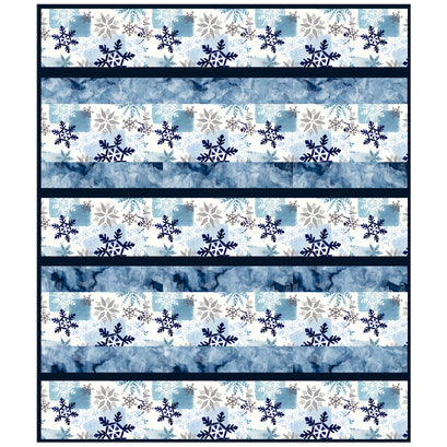 Cuddle® Quilt Kit - Crazy 8 Snowfall