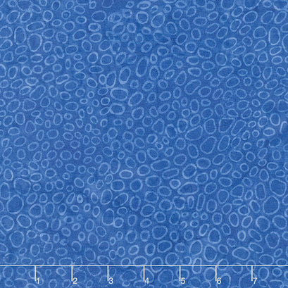 Dutch Blue Batiks - Cheerios Blueberry Yardage