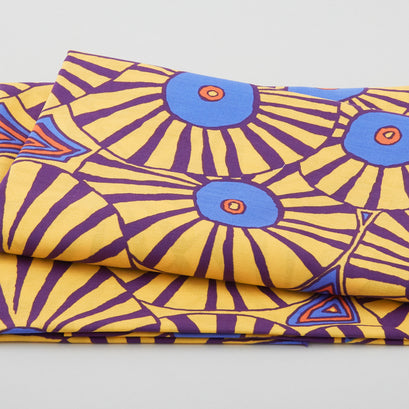 Kaffe Fassett - August 2022 Brollies Yellow 2 Yard Cut