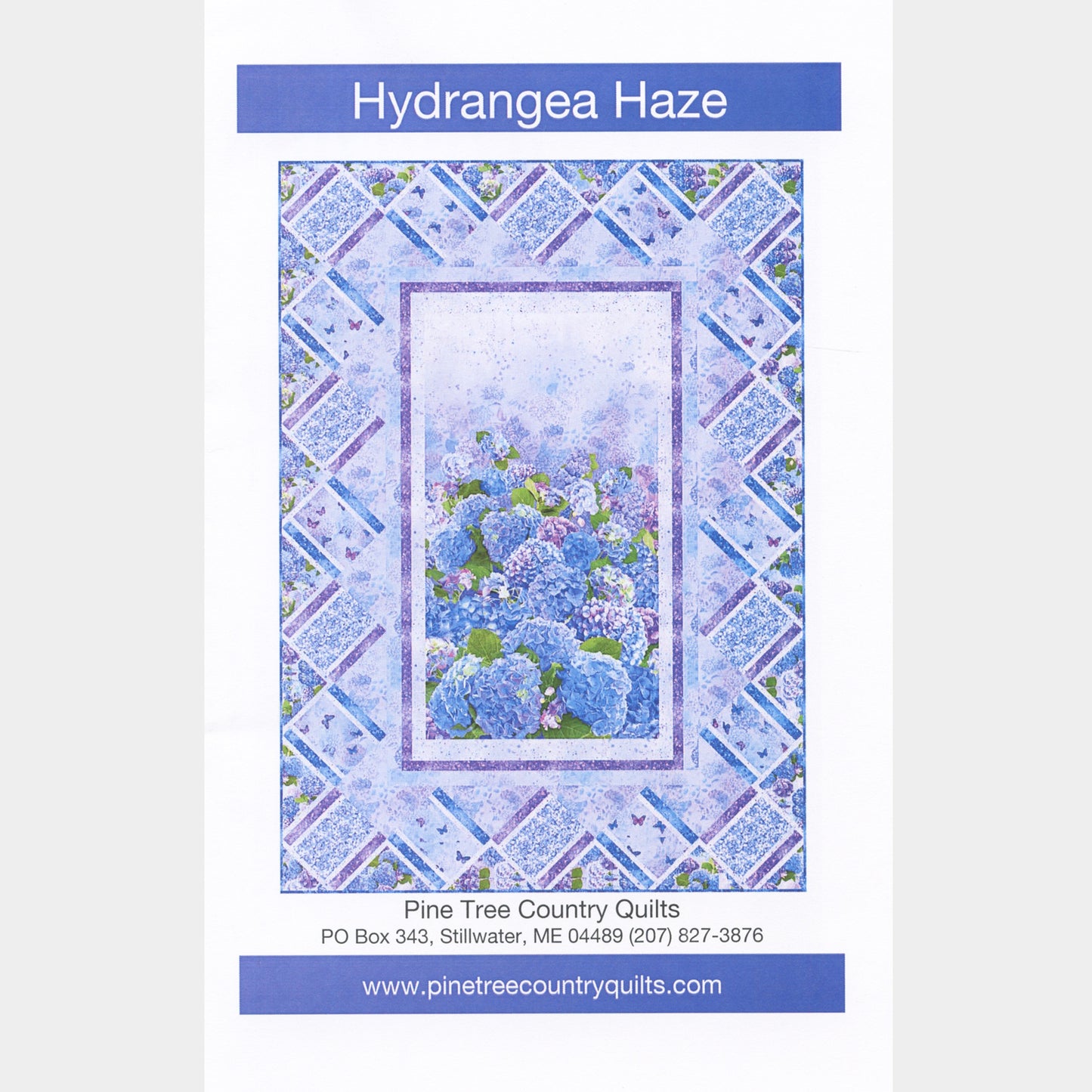 Hydrangea Haze Quilt Pattern Primary Image
