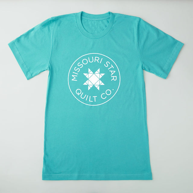 Missouri Star Teal Circle Logo Tshirt 2XL
