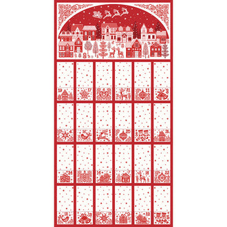 Scandi 2023 - Advent Calendar Red Panel