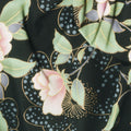 Imperial Collection - Honoka Plum Colorstory Floral Black Metallic Yardage