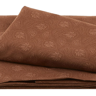 Sandalwood - Paisley Medium Dark Brown 3 Yard Cut