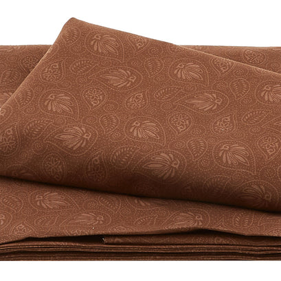 Sandalwood - Paisley Medium Dark Brown 3 Yard Cut