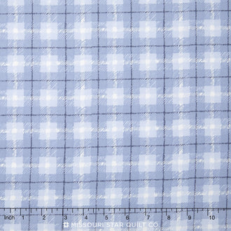 Hazelwood - Tartan Plaid Sky Yardage