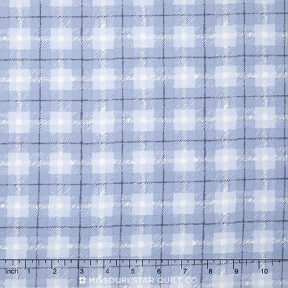 Hazelwood - Tartan Plaid Sky Yardage