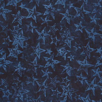 Tonga Batiks - Valor Large Stars Valor Yardage