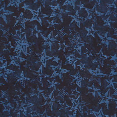Tonga Batiks - Valor Large Stars Valor Yardage
