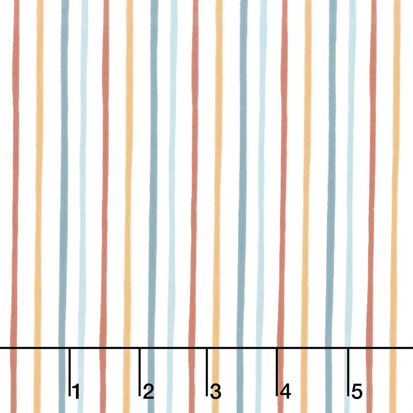 Alphabet Zoo - Stripes Multi Yardage Primary Image