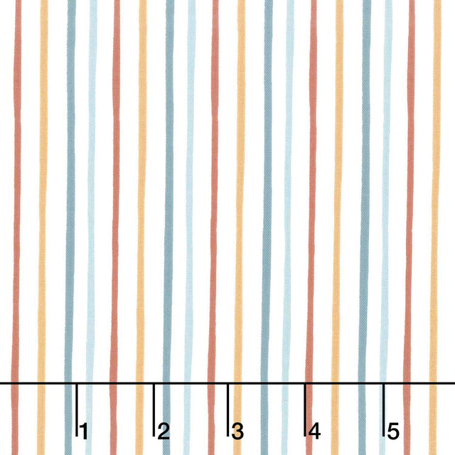Alphabet Zoo - Stripes Multi Yardage Primary Image