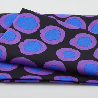 Kaffe Fassett Collective - February 2023 Fish Lips Black 2 Yard Cut