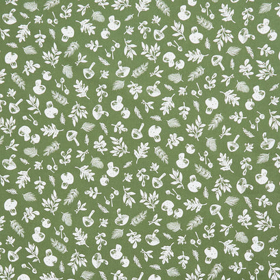 Yuletide Forest - Woodland Green Yardage