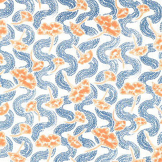 Kawa - Tone Porcelain Pacific Blue Yardage