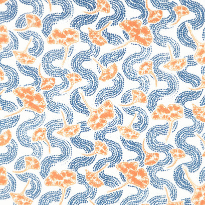 Kawa - Tone Porcelain Pacific Blue Yardage