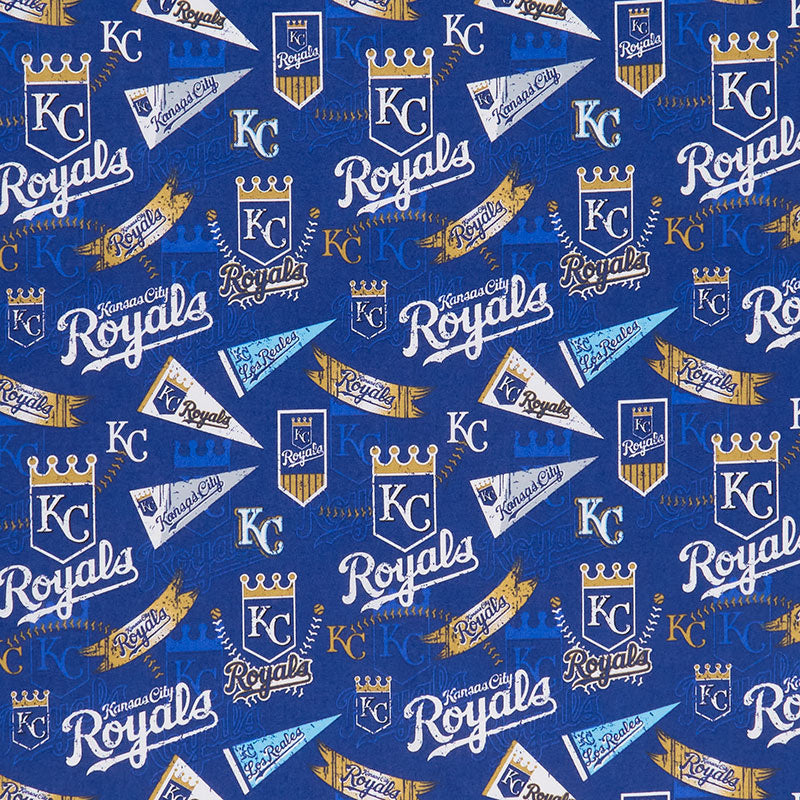 MLB - Kansas City Royals Blue Gold Yardage Primary Image