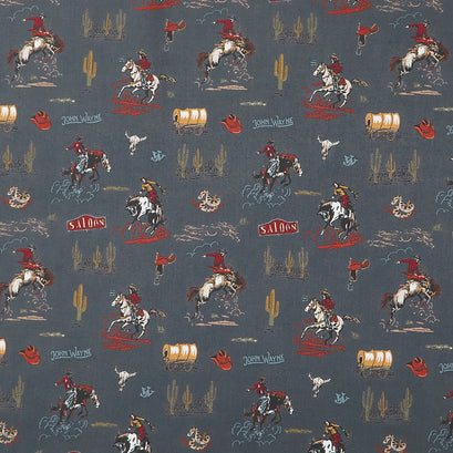 John Wayne Courage - Main Charcoal Yardage
