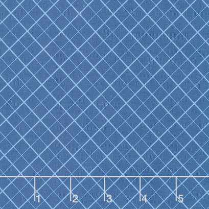 Wilmington Essentials - Denim Jacket Trellis Blue Yardage