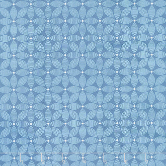 Forget-Me-Not - Trellis Slate Yardage