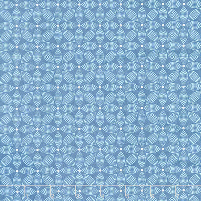 Forget-Me-Not - Trellis Slate Yardage