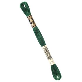 DMC Embroidery Floss - 319 Very Dark Pistachio Green Primary Image