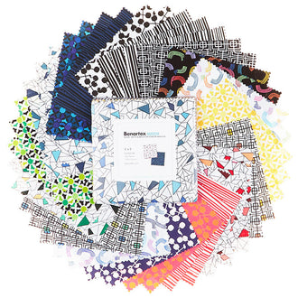 Black, White & Bright Favorites 5" Squares