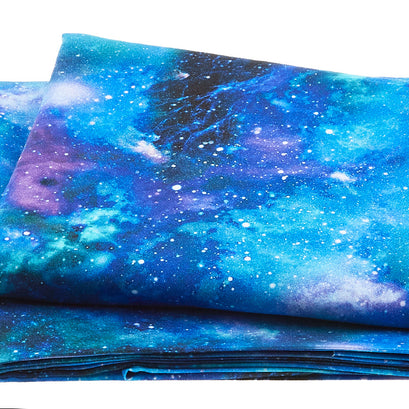 Nebula Texture Blue Purple 2 Yard Cut