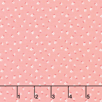 Bee Dots - Lillian Coral Yardage