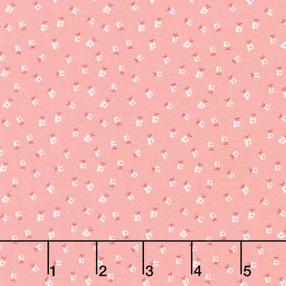 Bee Dots - Lillian Coral Yardage
