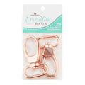 Emmaline 1/2" Designer Profile Swivel Snap Hooks - Set of Two Copper Alternative View #1
