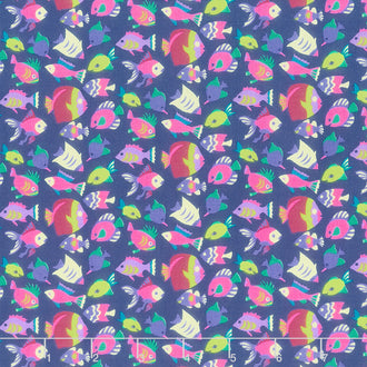 Atlantis - Shoal Midnight Yardage
