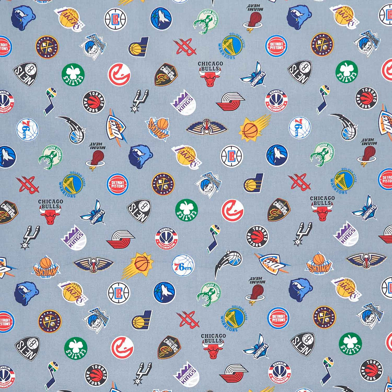 NBA - NBA Logo Toss Gray Yardage Primary Image