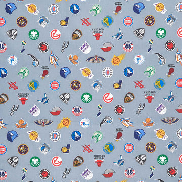 NBA - NBA Logo Toss Gray Yardage Primary Image