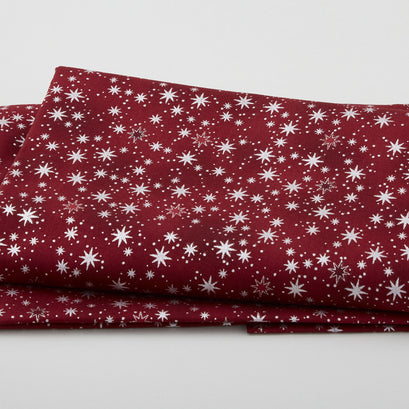 Star Sprinkle - Stars & Dots Red 2 Yard Cut