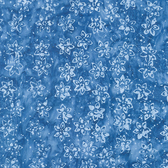 Tonga Batiks - Mini Blueberry Tarte Daffodil Denim Yardage