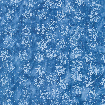 Tonga Batiks - Mini Blueberry Tarte Daffodil Denim Yardage