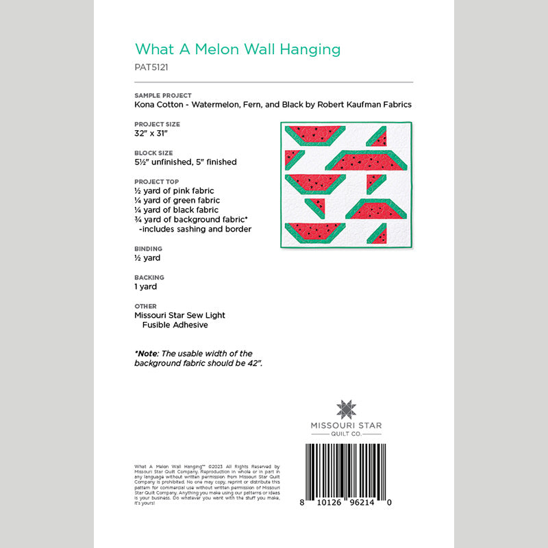 Digital Download - What A Melon Wall Hanging by Missouri Star Alternative View #1