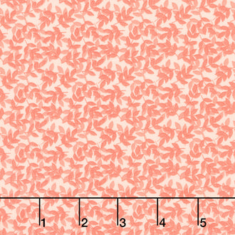 With A Flourish - Leaves Blush Yardage