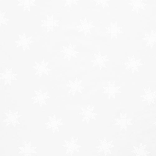 Missouri Star Quilt Backs - Quilt Town Tossed Missouri Star White on White 110" Wide Backing Primary Image