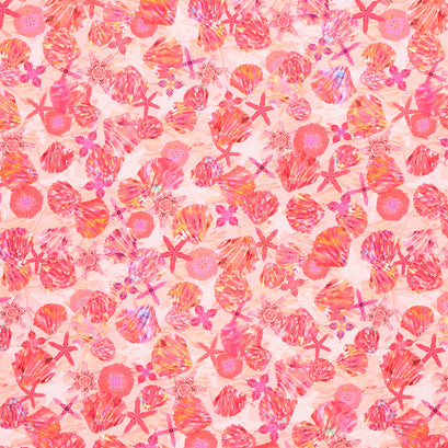 Oceanica - Shells Coral Yardage
