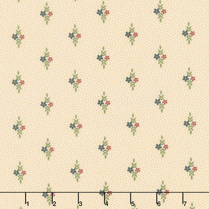 Fluttering Leaves - Daisy Duo Beechwood Yardage