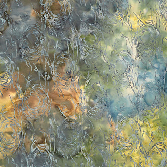 River Walk Batiks - Bird's Nest Black Shadow Yardage
