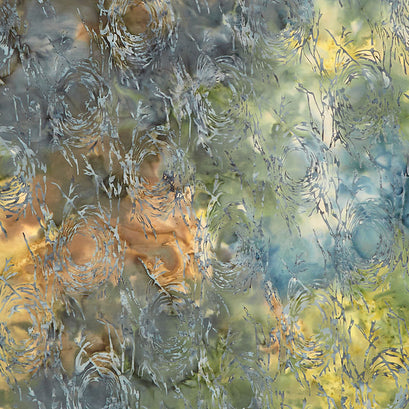 River Walk Batiks - Bird's Nest Black Shadow Yardage