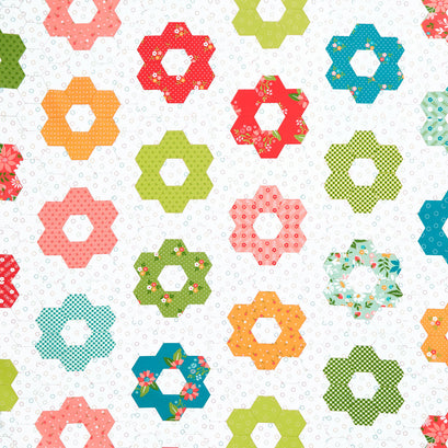 Strawberry Lemonade - Strawberry Lemonade Cheater Multi Yardage