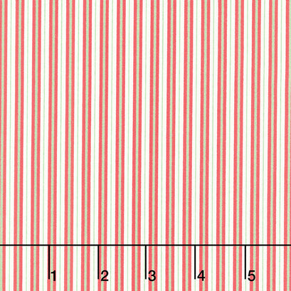 Holly Jolly - Candy Strip Snow Multi Yardage