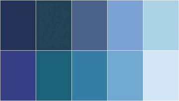 Handpicked Produce - Sweet Solids Berry Blues 10" Stackers 20 pcs. Alternative View #2
