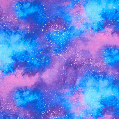 Angels on High - Multi Color Texture Purple Multi Yardage