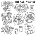 Aunt Martha's Well Preserved Iron-On Embroidery Pattern