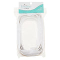 Emmaline #3 Zippers-by-the-Yard - White with Copper Alternative View #1
